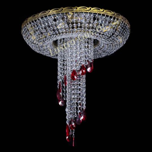 Люстра Диана №6 журавлик красная под бронзу в Сочи Гусь Хрустальный