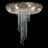 Люстра Диана №6 журавлик зеленая под бронзу  в Сочи