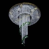 Люстра Диана №6 журавлик зеленая под бронзу  в Сочи