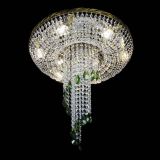 Люстра Диана №6 журавлик зеленая под бронзу  в Сочи