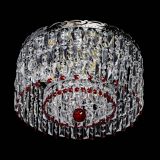 Люстра Диана Пластинка №3 красная в Сочи
