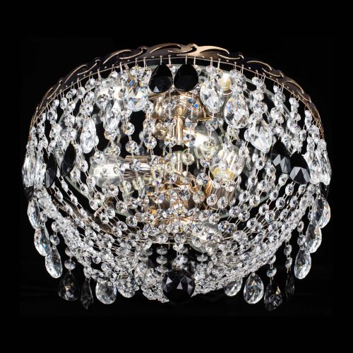 Люстра Диана журавлик черная в Сочи Гусь Хрустальный