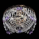 Люстра Диана журавлик фиолетовая в Сочи