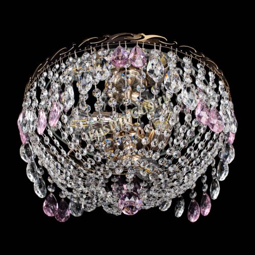 Люстра Диана журавлик розовая в Сочи Гусь Хрустальный