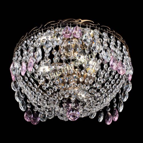 Люстра Диана журавлик розовая в Сочи Гусь Хрустальный