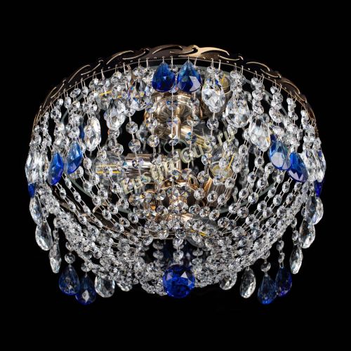 Люстра Диана журавлик синяя в Сочи Гусь Хрустальный