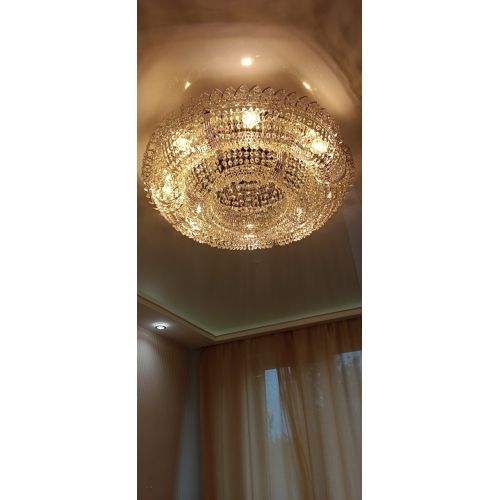 Люстра Двойное Кольцо Классика в Сочи Гусь Хрустальный