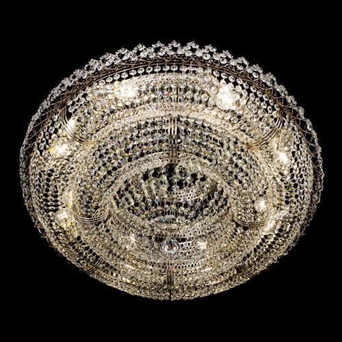 Люстра Двойное Кольцо Классика в Сочи Гусь Хрустальный