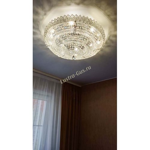 Люстра Двойное Кольцо Классика в Сочи Гусь Хрустальный