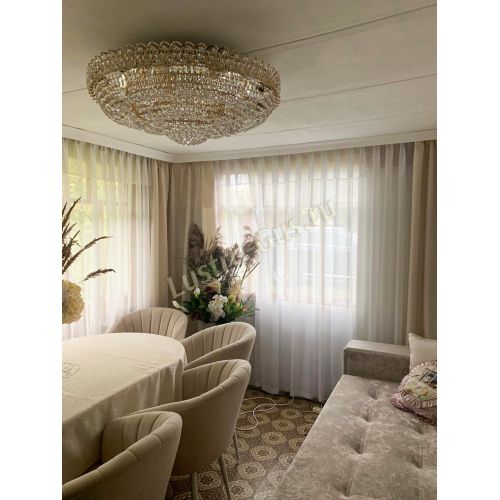 Люстра Двойное Кольцо Классика в Сочи Гусь Хрустальный