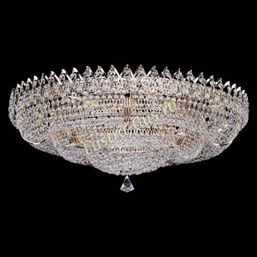 Люстра Двойное Кольцо Корона 700 мм в Сочи Гусь Хрустальный