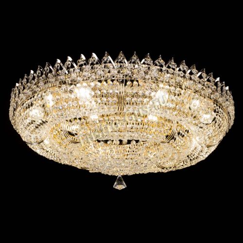 Люстра Двойное Кольцо Корона 700 мм в Сочи Гусь Хрустальный