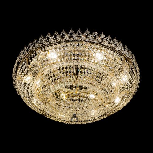 Люстра Двойное Кольцо Корона 700 мм в Сочи Гусь Хрустальный