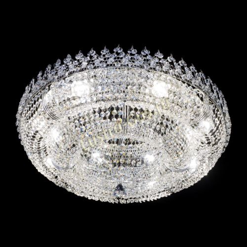 Люстра Двойное Кольцо Корона 700 мм в Сочи Гусь Хрустальный