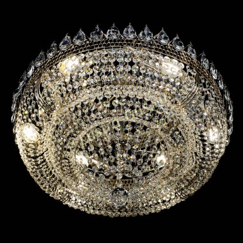 Люстра Двойное Кольцо Корона журавлик в Сочи Гусь Хрустальный