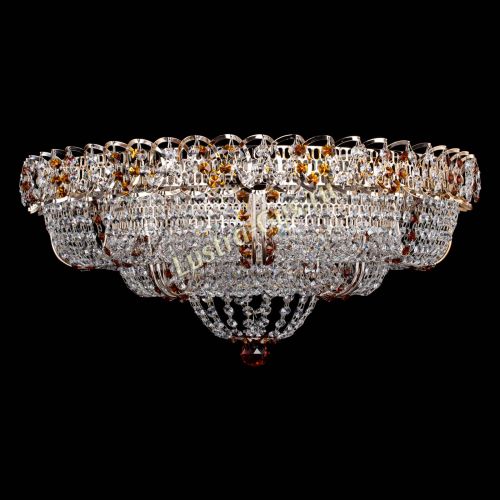 Люстра Двойное Кольцо Классика №6 чайная в Сочи Гусь Хрустальный