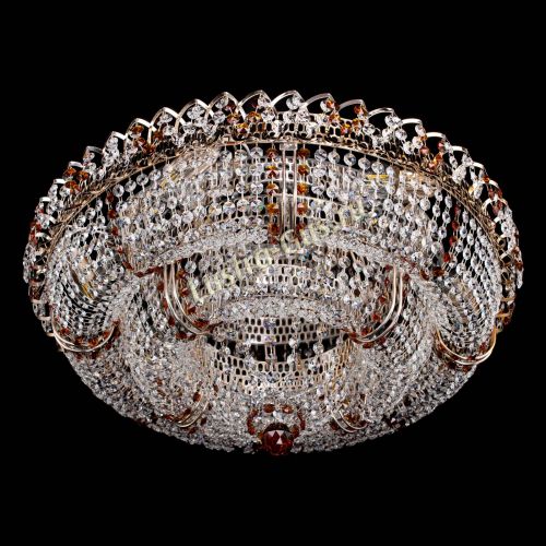 Люстра Двойное Кольцо Классика №6 чайная в Сочи Гусь Хрустальный