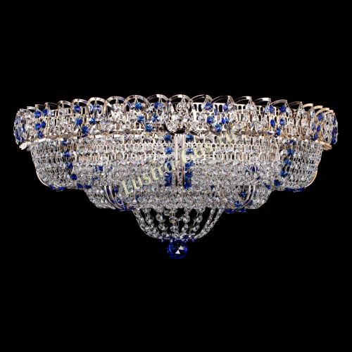 Люстра Двойное Кольцо Классика №6 синяя в Сочи Люстра Двойное Кольцо Классика №6 синяя в Сочи