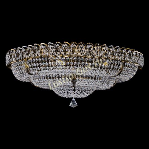 Люстра Двойное Кольцо Классика под бронзу в Сочи Гусь Хрустальный