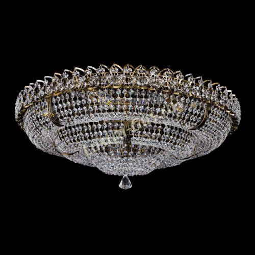 Люстра Двойное Кольцо Классика под бронзу в Сочи Гусь Хрустальный