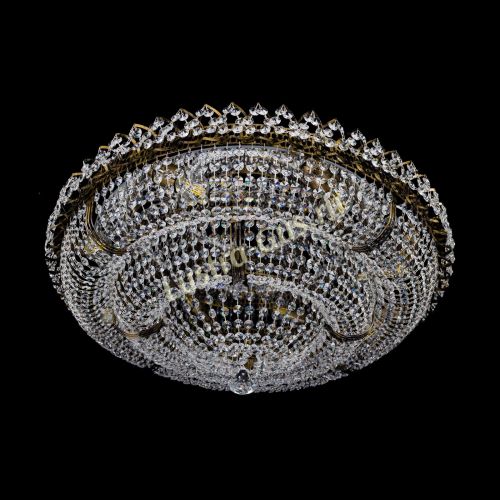 Люстра Двойное Кольцо Классика под бронзу в Сочи Гусь Хрустальный