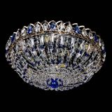 Люстра Двойной Купол синий в Сочи