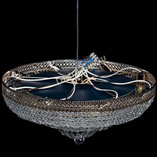 Люстра Двойное Кольцо Венеция оптикон в Сочи Гусь Хрустальный