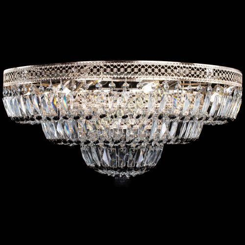 Люстра Двойное Кольцо Венеция черная в Сочи Гусь Хрустальный