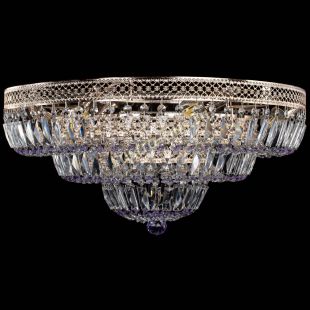 Люстра потолочная Двойное Кольцо Венеция фиолетовая