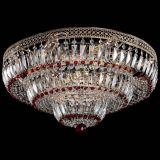 Люстра Двойное Кольцо Венеция красная в Сочи