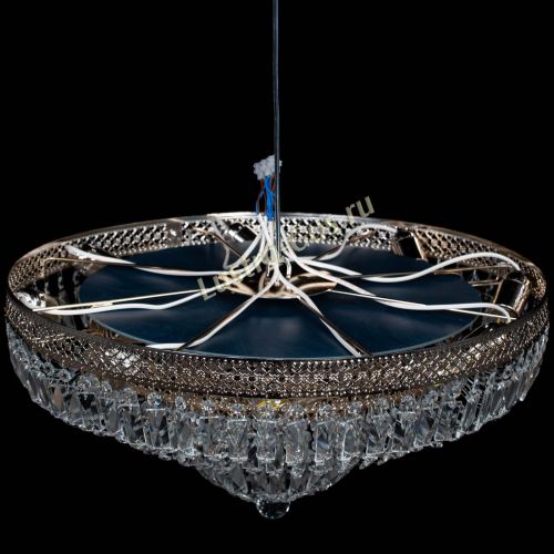 Люстра Двойное Кольцо Венеция зеленая в Сочи Гусь Хрустальный