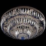 Люстра Двойное Кольцо Венеция синяя в Сочи