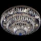 Люстра Двойное Кольцо Венеция синяя в Сочи