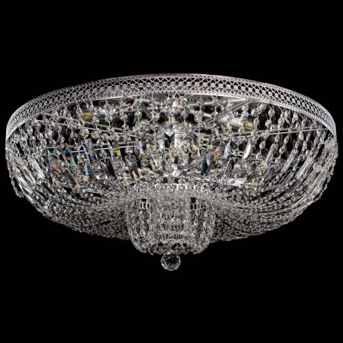 Люстра Эдна №8 (с плотным прилеганием к потолку) в Сочи Гусь Хрустальный