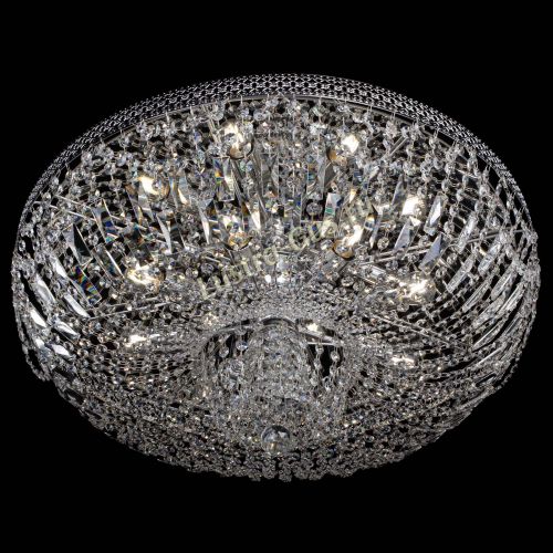 Люстра Эдна №8 (с плотным прилеганием к потолку) в Сочи Гусь Хрустальный