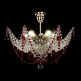 Люстра Элина №2 красная в Сочи