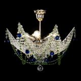 Люстра Элина №2 сине-зеленая в Сочи