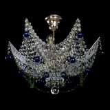 Люстра Элина №2 сине-зеленая в Сочи