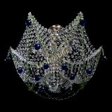 Люстра Элина №2 сине-зеленая в Сочи