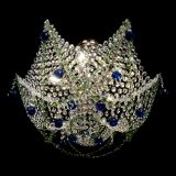 Люстра Элина №2 сине-зеленая в Сочи