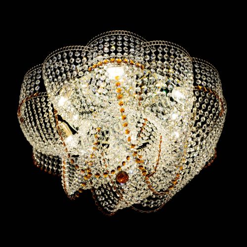 Люстра Есения чайная в Сочи Гусь Хрустальный