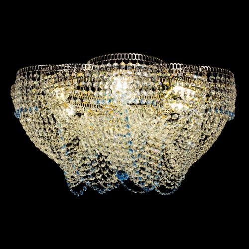 Люстра Есения голубая в Сочи Гусь Хрустальный