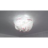 Люстра Есения красная в Сочи