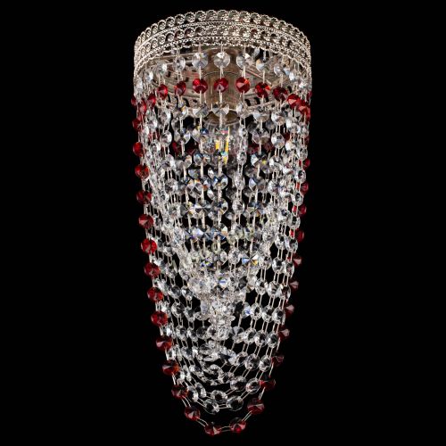 Люстра Флоренция №1 Водоворот красная в Сочи Гусь Хрустальный