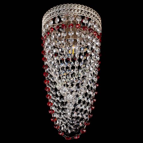 Люстра Флоренция №1 Водоворот красная в Сочи Гусь Хрустальный