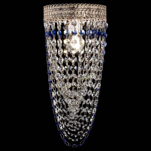 Люстра Флоренция №1 Водоворот синяя в Сочи Гусь Хрустальный