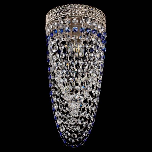 Люстра Флоренция №1 Водоворот синяя в Сочи Гусь Хрустальный