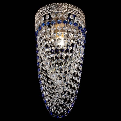 Люстра Флоренция №1 Водоворот синяя в Сочи Гусь Хрустальный