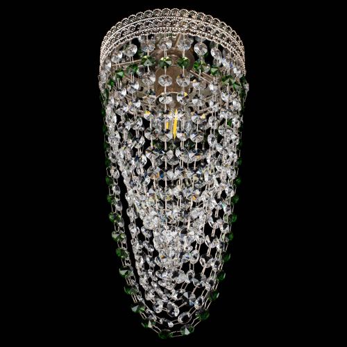 Люстра Флоренция №1 Водоворот зеленая в Сочи Гусь Хрустальный