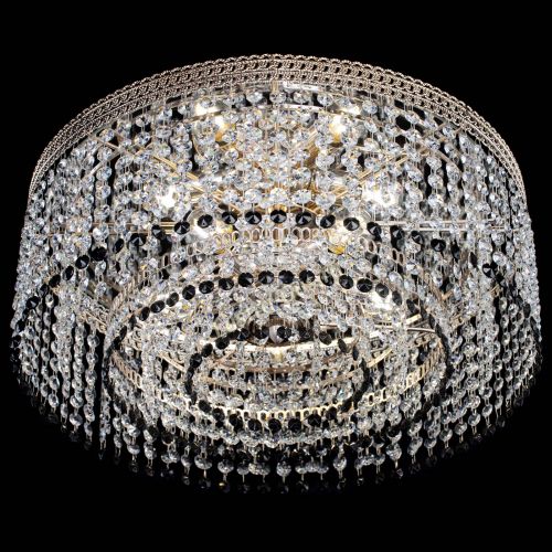 Люстра Флоренция капель оптикон черная в Сочи Гусь Хрустальный